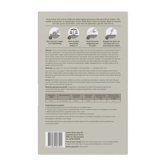 Pokon Mos Weg! 5 Pokon Mos Weg! - Afbeelding 3